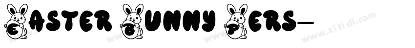 Easter Bunny Pers字体转换 Easter Bunny Pers字体转换